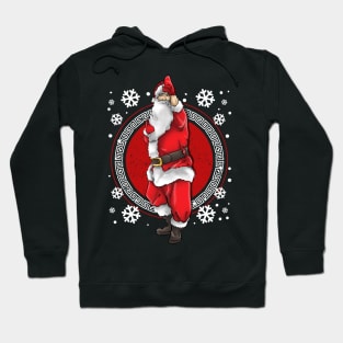 Karate Martial Arts Santa Claus Merry Christmas Hoodie